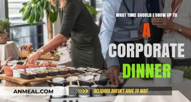 Corporate Dinner Etiquette: Perfect Timing for a Professional Impression