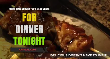 Perfect Dinner Timing: When to Arrive at Chars Tonight for the Best Experience