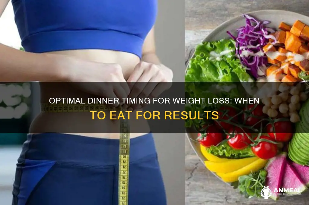 what time should you have dinner to lose weight