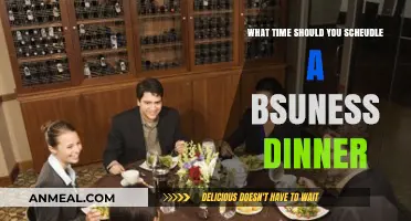 Perfect Timing for Business Dinners: When to Schedule for Success