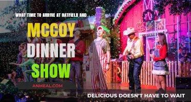 Perfect Timing: When to Arrive at Hatfield and McCoy Dinner Show