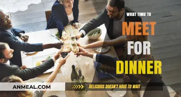 Perfect Dinner Timing: When to Meet for a Memorable Evening