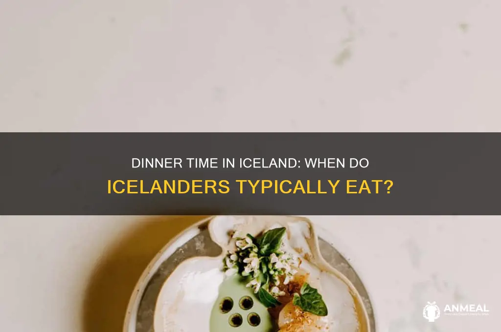 what time to people at dinner in iceland