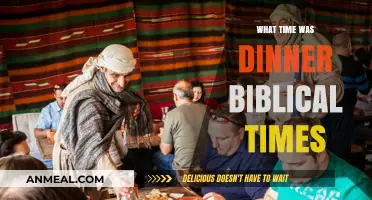 Biblical Dinner Traditions: Unveiling Ancient Meal Times and Practices