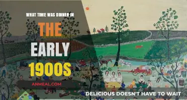 Dinner Time in the Early 1900s: A Historical Perspective