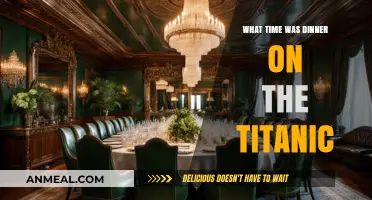 Dinner Time Aboard the Titanic: Uncovering the Ship's Dining Schedule