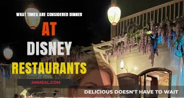 Disney Dining Hours: When to Enjoy Dinner at Park Restaurants