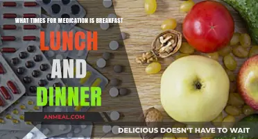 Optimal Medication Timing: Aligning Breakfast, Lunch, and Dinner Schedules