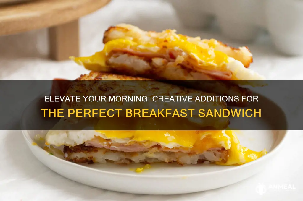 what to add to a breakfast sandwich