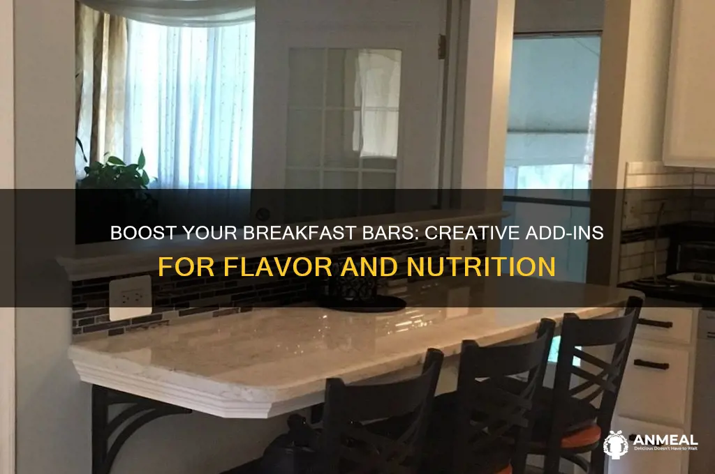 what to add to breakfast bars