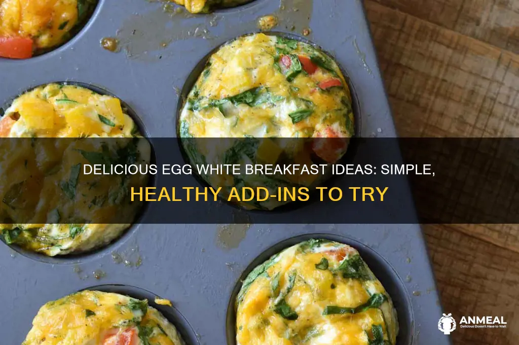 what to add to egg whites for breakfast