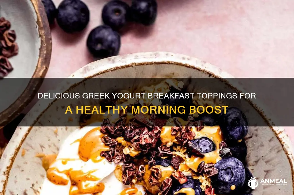 what to add to greek yogurt for breakfast