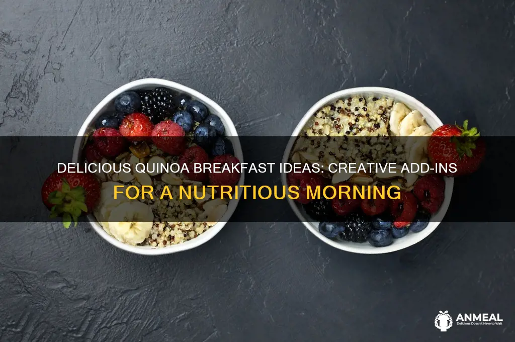 what to add to quinoa for breakfast