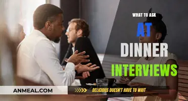 Mastering Dinner Interviews: Key Questions to Ask and Impress