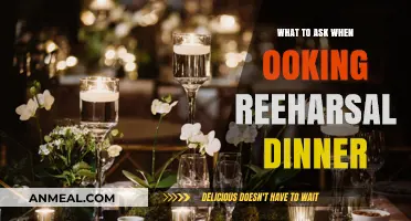 Essential Questions to Ask When Planning Your Rehearsal Dinner