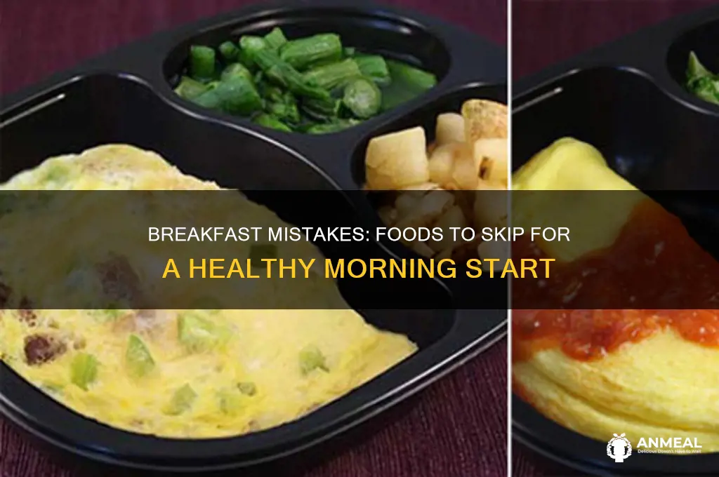what to avoid for breakfast