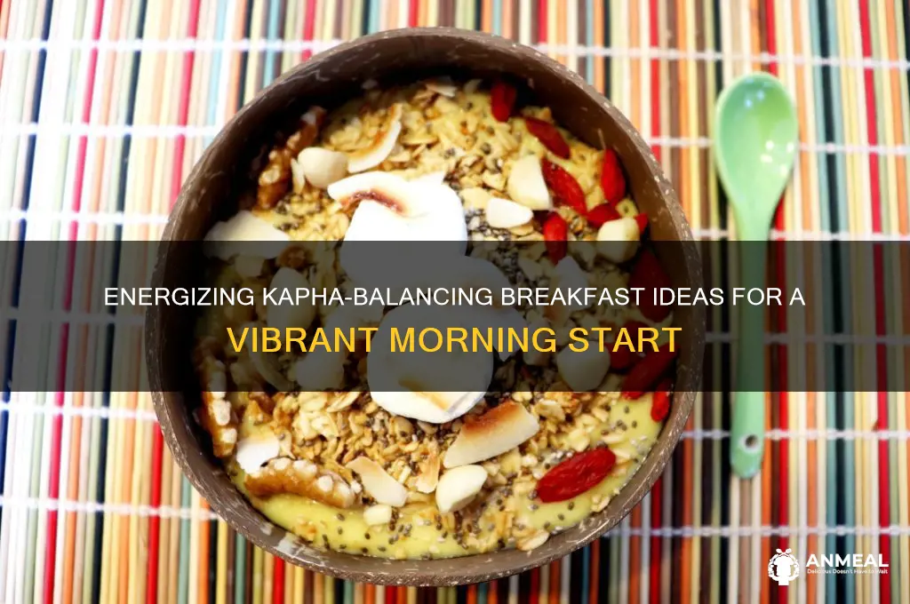 what to balance kapha breakfast