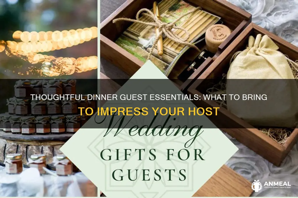 what to bring as a dinner guest