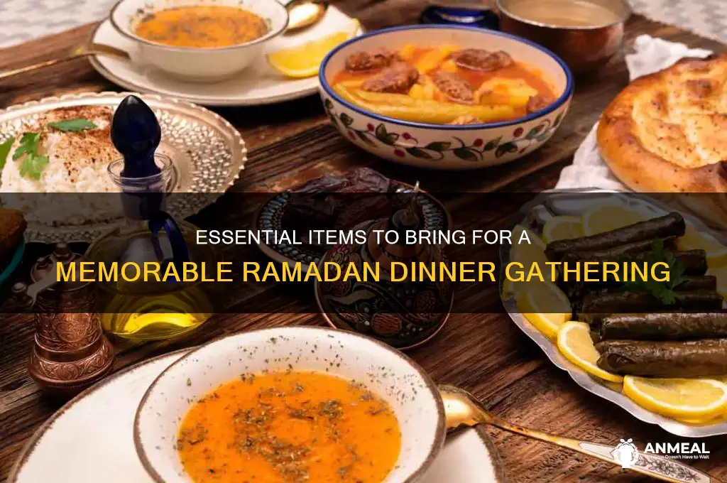 what to bring for ramadan dinner