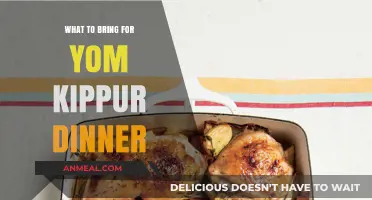 Yom Kippur Dinner Essentials: Thoughtful Items to Bring and Share