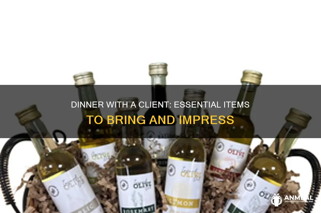 what to bring if a client invites you for dinner