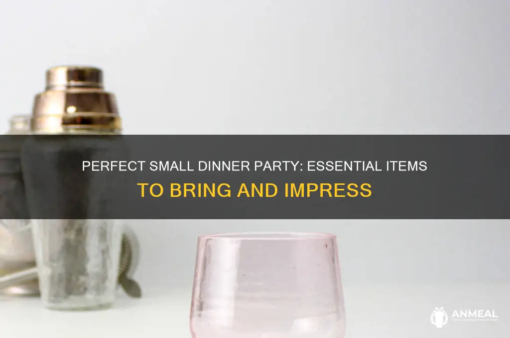 what to bring in for a small dinner party