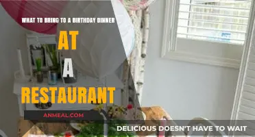 Perfect Birthday Dinner Essentials: What to Bring to a Restaurant