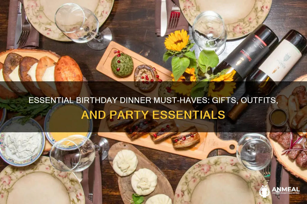 what to bring to a birthday dinner