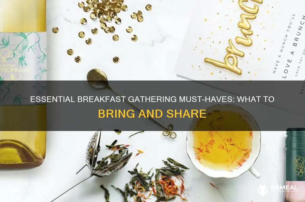 what to bring to a breakfast gathering