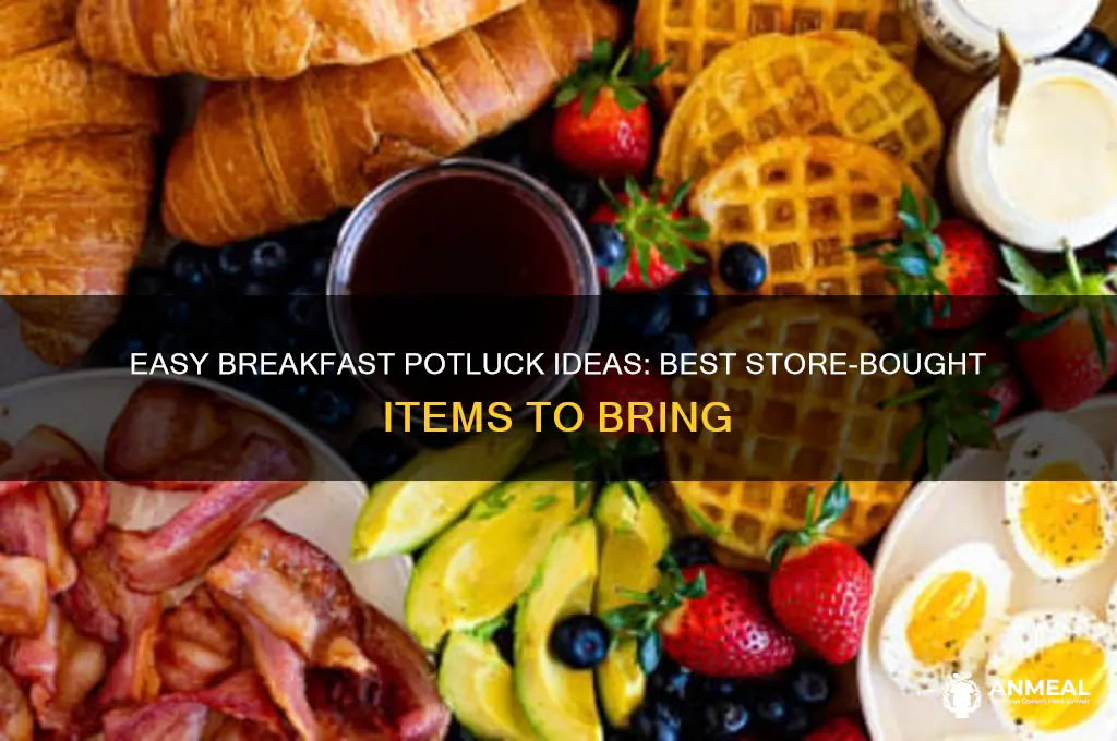 what to bring to a breakfast potluck store bought