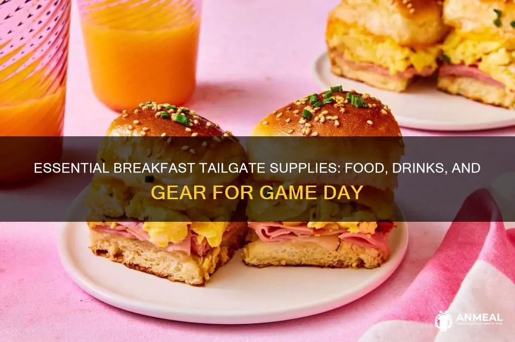 what to bring to a breakfast tailgate