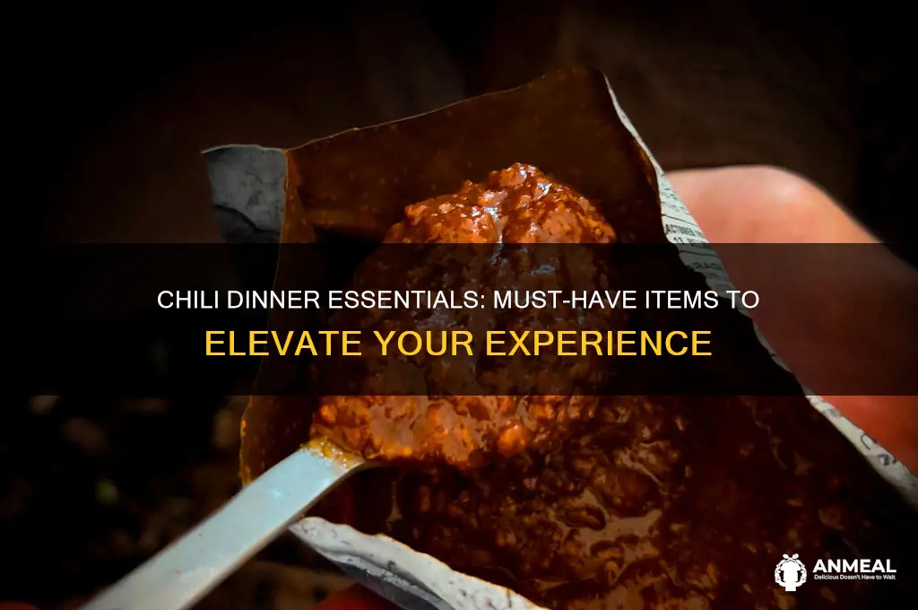 what to bring to a chili dinner