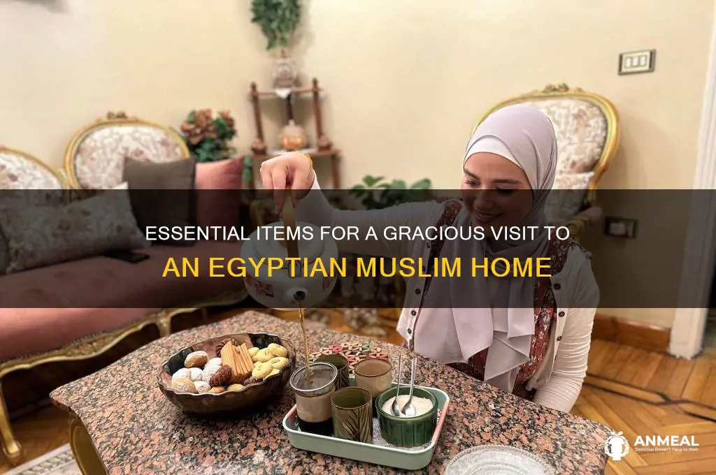what to bring to a dinner at egyptian muslim house