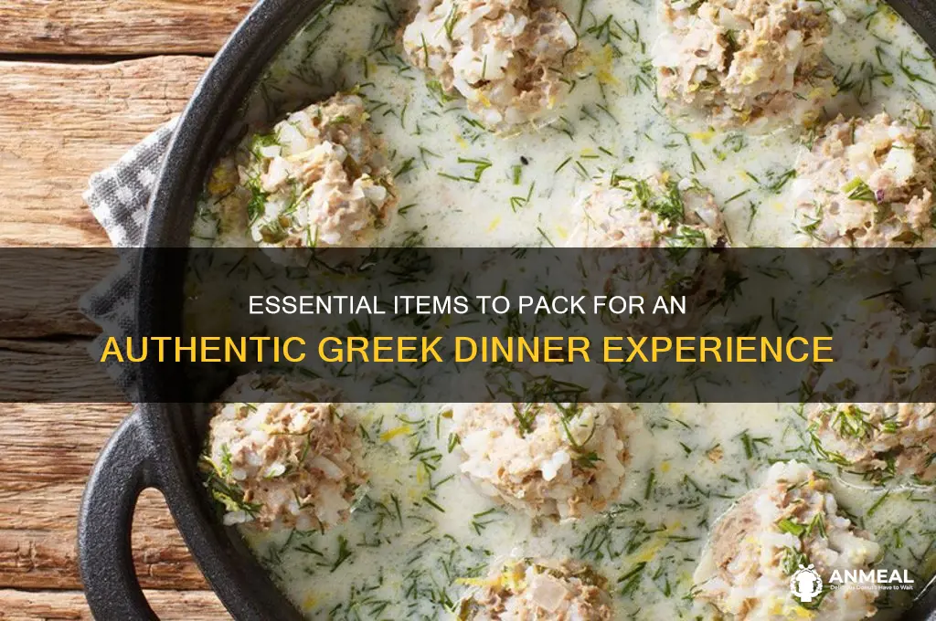 what to bring to a greek dinner