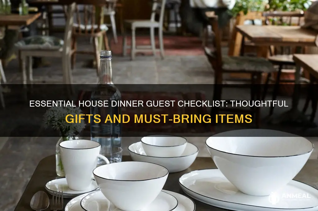what to bring to a house dinner