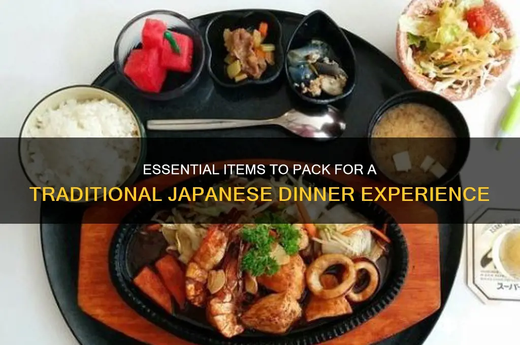 what to bring to a japanese dinner