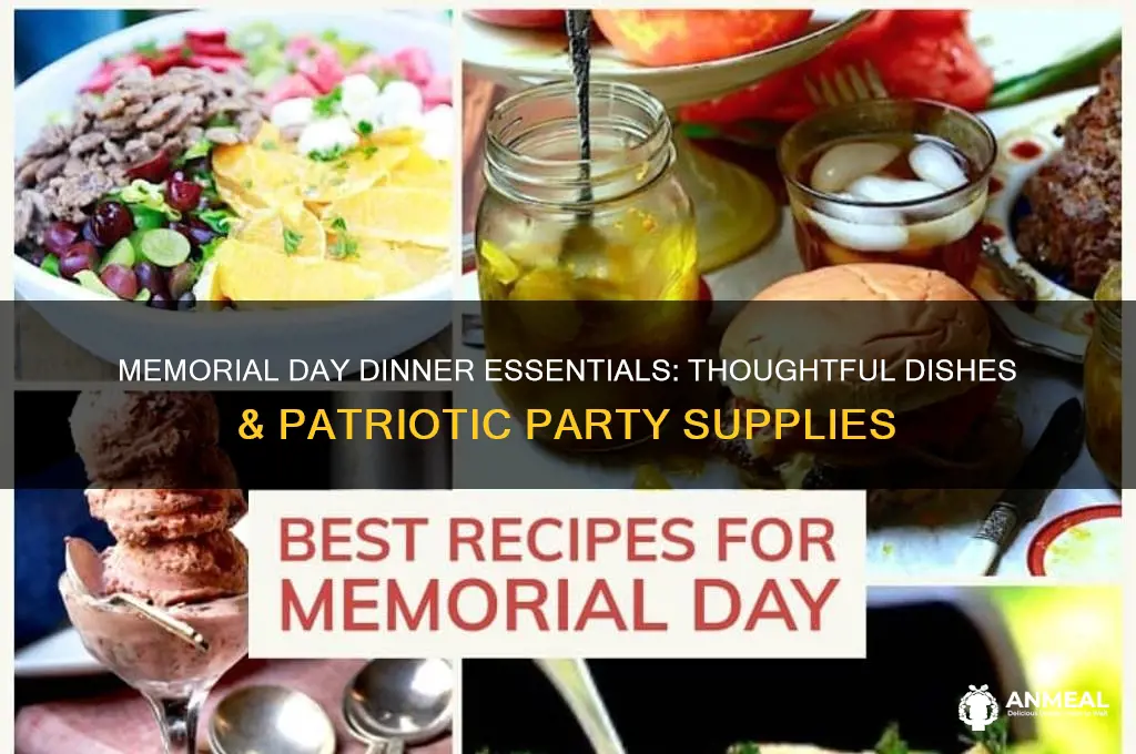 what to bring to a memorial day dinner