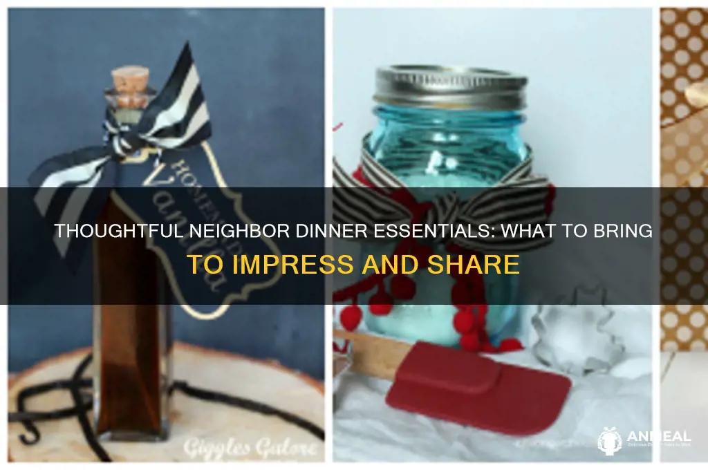 what to bring to a neighbor