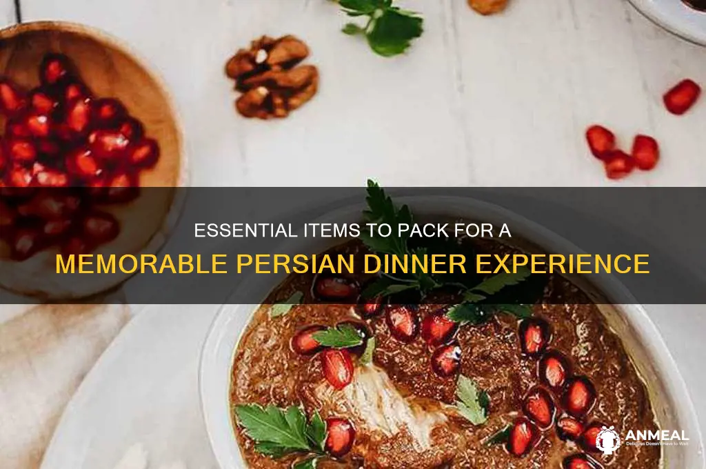 what to bring to a persian dinner