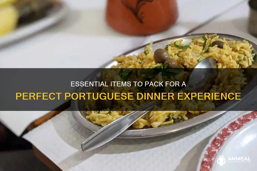 what to bring to a portuguese dinner