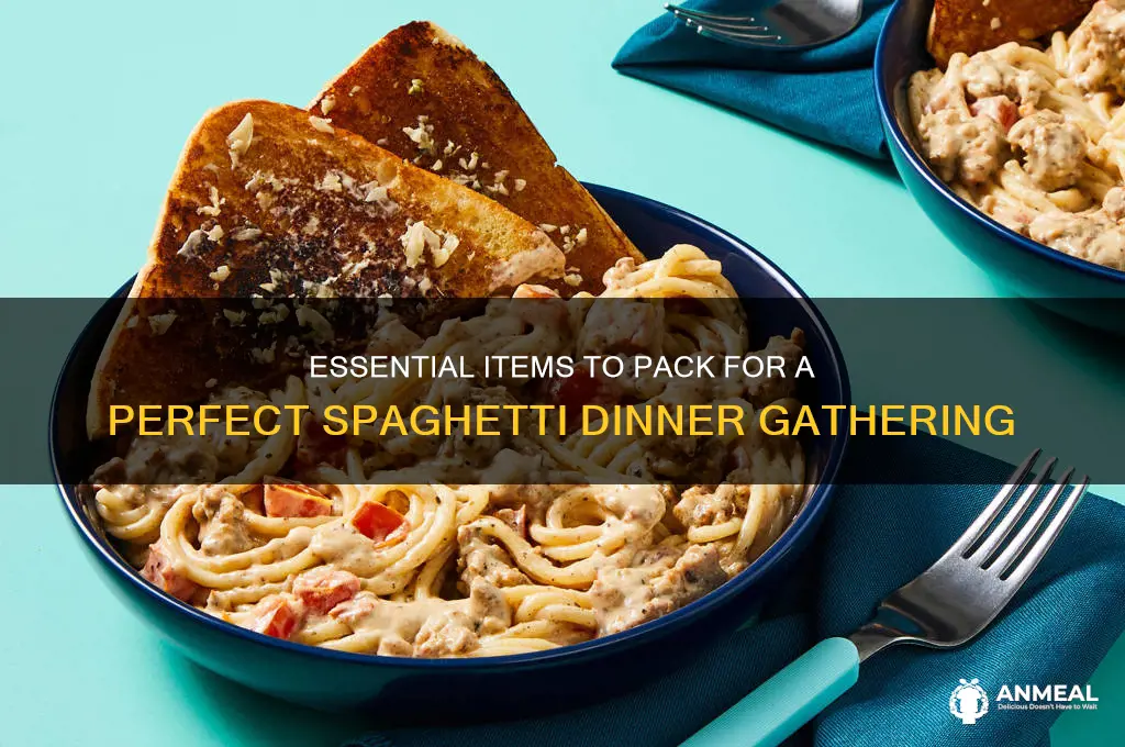 what to bring to a spaghetti dinner