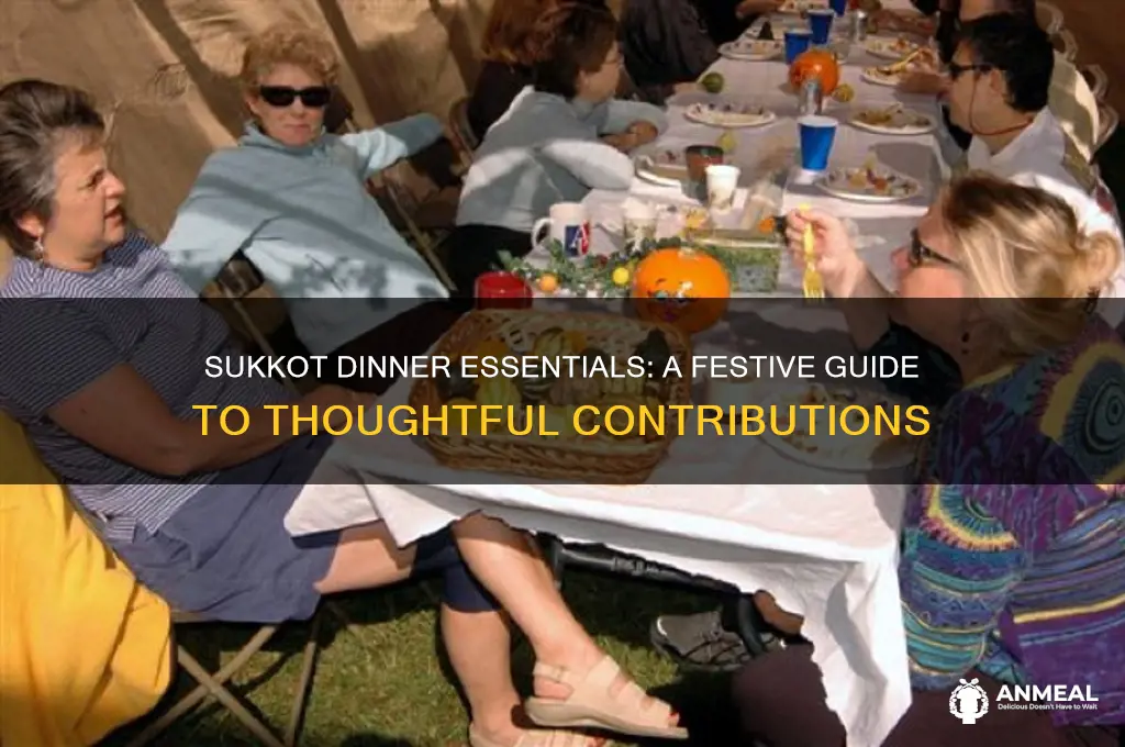 what to bring to a sukkot dinner