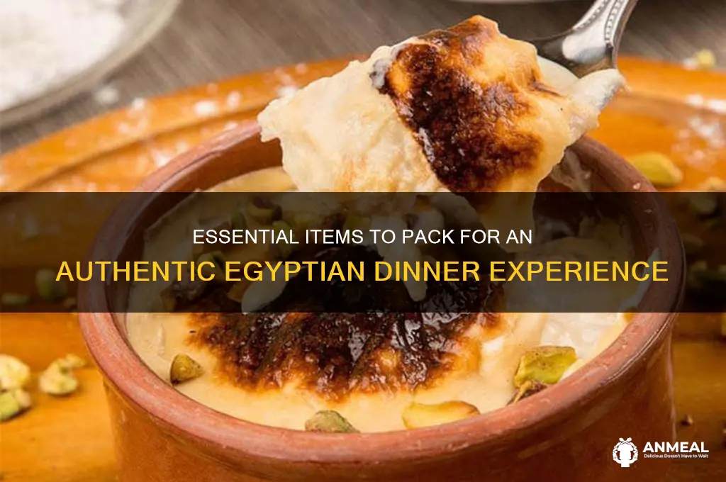 what to bring to an egyptian dinner