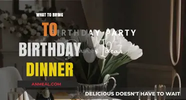 Perfect Birthday Dinner Essentials: What to Bring for a Memorable Celebration