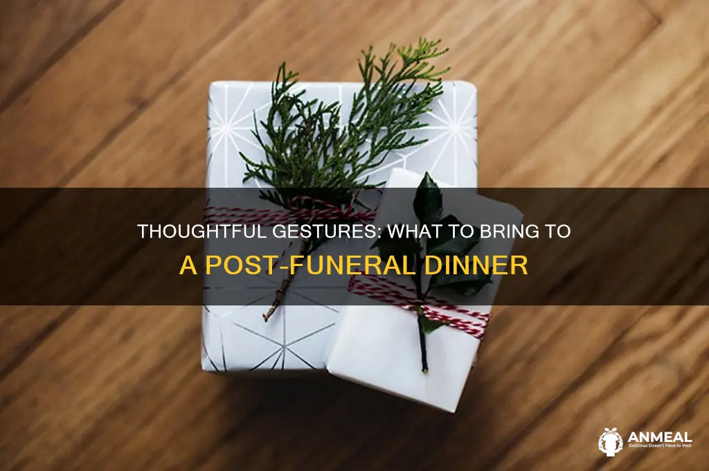 what to bring to dinner after a funeral