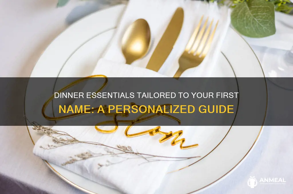 what to bring to dinner based on the first name