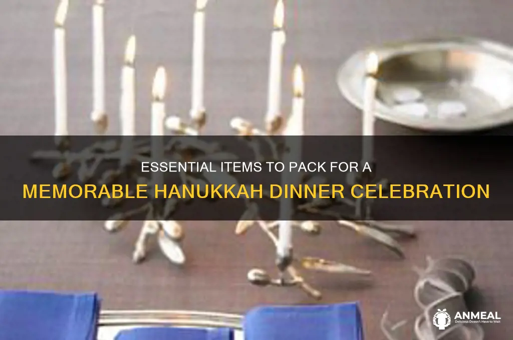 what to bring to hannukah dinner