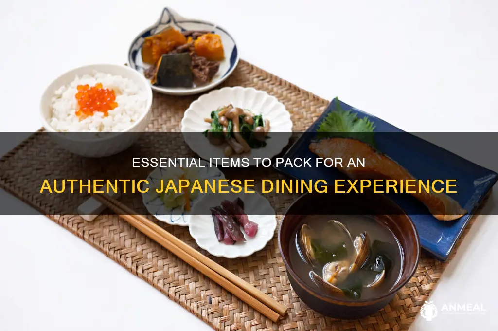 what to bring to japanese dinner