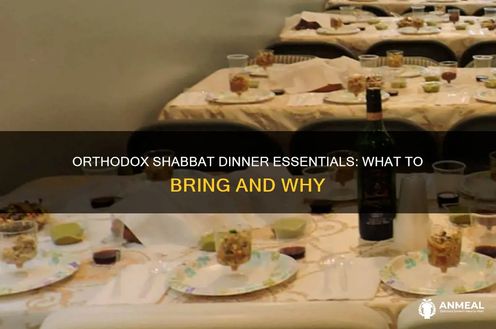 what to bring to orthodox shabbat dinner