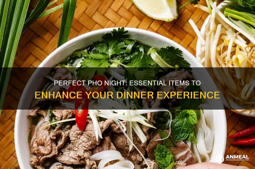 what to bring to pho dinner